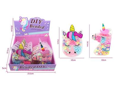 Girls jewelry-unicorn DIY beading