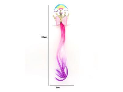 Girls' jewelry-crown wig hairpin