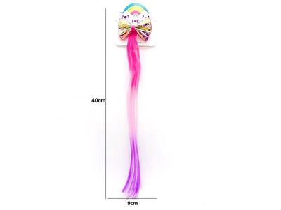 Girls jewelry-bow wig clip