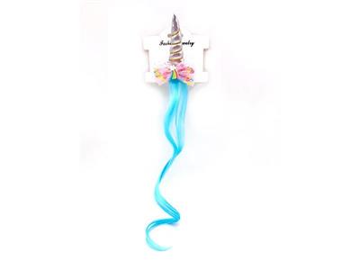 Girls' jewelry-unicorn wig clip