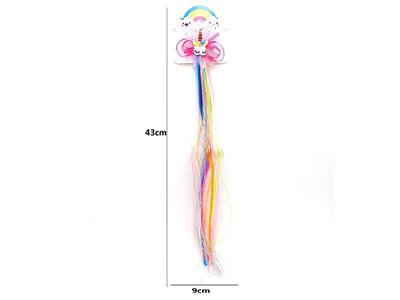 Girls' jewelry-unicorn wig clip