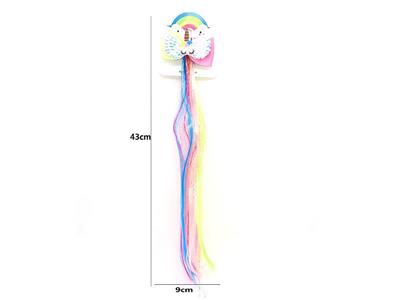 Girls' jewelry-unicorn wig clip