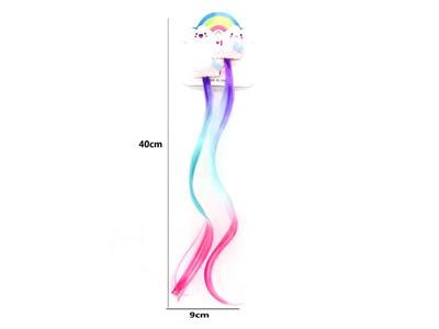 Girls' jewelry-wig clip
