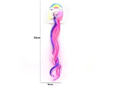Girls' jewelry-unicorn wig clip