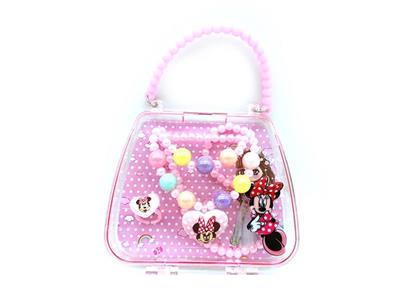 Girls jewelry-portable box jewelry set