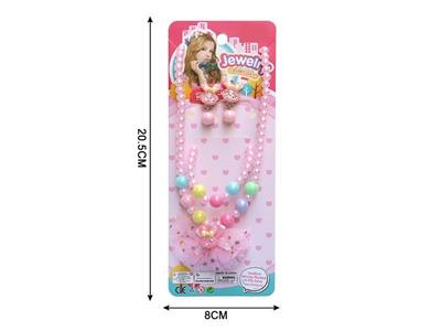 女孩饰品-项链耳坠4件套