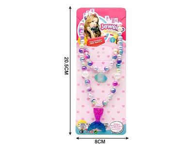 Girls jewelry-mermaid necklace set of 2