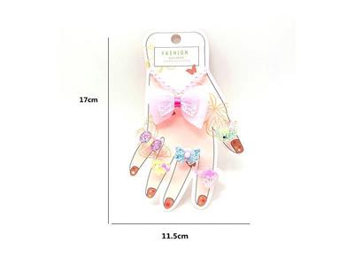 女孩饰品-手链戒指套装