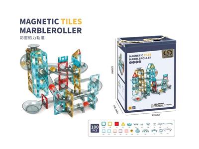 Small magnetic brick series Color window pipe