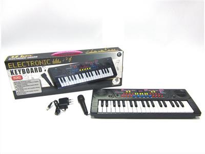 English packaging 37-key multifunctional electronic organ (with microphone and plug-in)