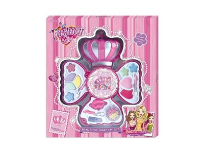 Crown type three-layer cosmetics (single)