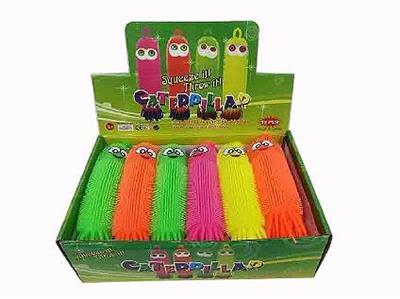 Medium caterpillar flash toys 4-color mixed in pack