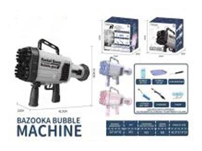 Rocket bubble machine