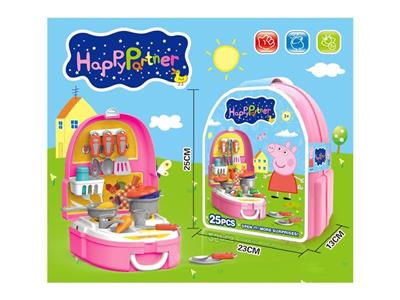 Piggy tableware backpack