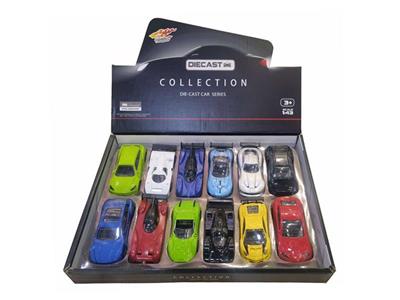 1:43 display box alloy car (12pcs)