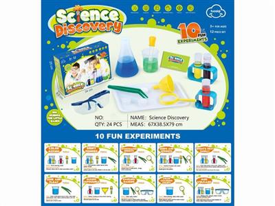 Set of 12 chemical experiments