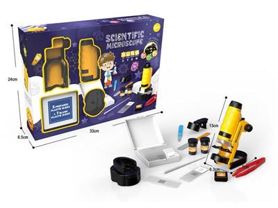 Hand-held microscope with double bases