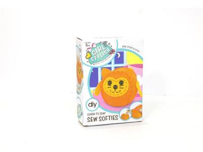 DIY fabric cat doll sewing