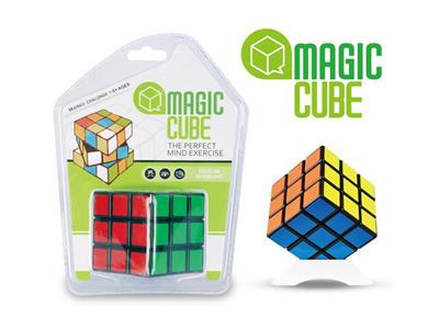 Third-order black sticker cube.
