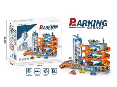 Electric city parking building