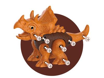 Simulation DIY electric 4 disassembly and assembly dinosaurs-electric display box set