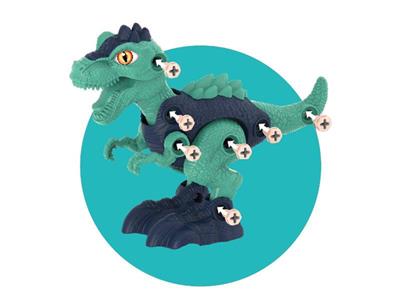 Simulation DIY electric 3 disassembly and assembly dinosaurs-large display book box set