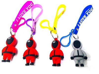 Game keychain of squid.