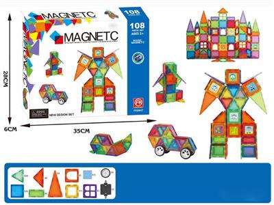 Variable magnetic chip building block