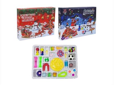Christmas decompression blind box set 24pcs.