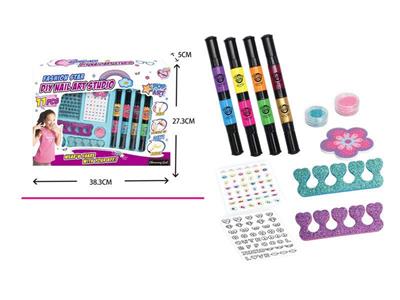 Two-headed manicure pen set.