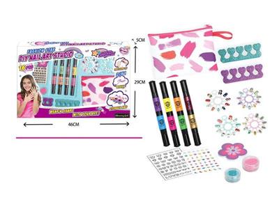 Two-headed manicure pen set.