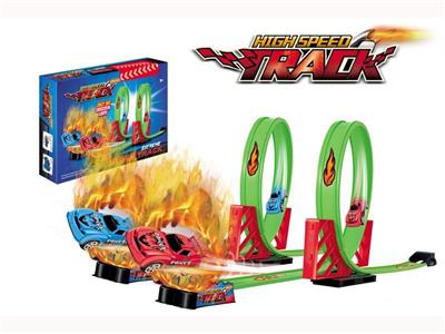 Track suit combination of warrior racing car (with 2 cars).