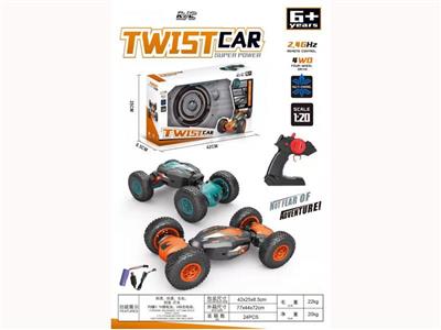 1:16 2.4G扭变车攀爬车灯光遥控车