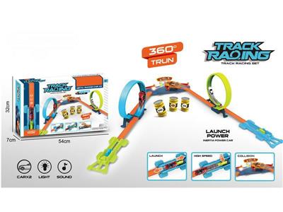Alloy ejection railcar (accessories 30PCS)