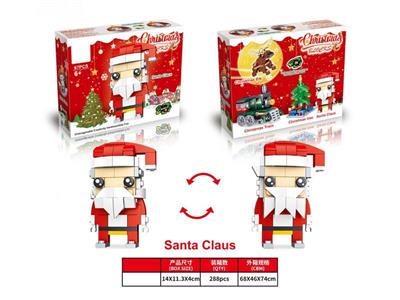 Educational building blocks Santa Claus