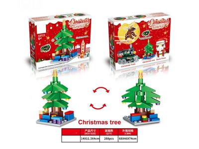 Educational Christmas building blocks Christmas tree