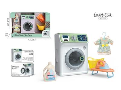 Touch screen washing machine with scene accessories