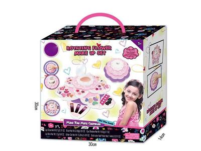 Rotating Flower Make Up Set