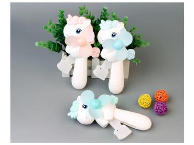 Unicorn hand-pressed single fan