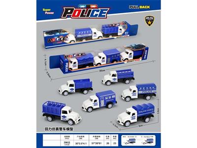 回力仿真警察车模型