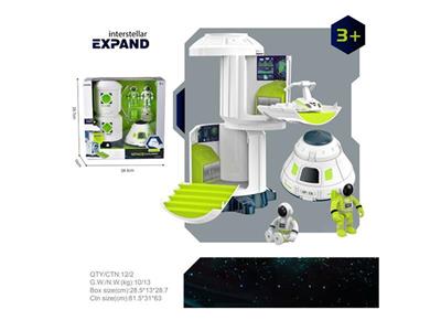 Return cabin+space station