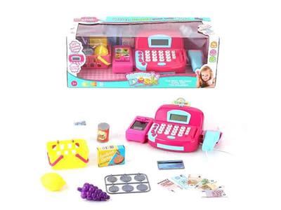 Multi-functional cash register set of simulated supermarket house