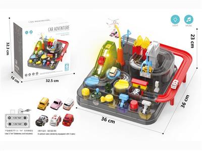 6 press the key to break the adventure transparent allocation of 3 cars (audio-visual version)
