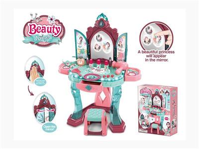 Infrared induction door dressing table