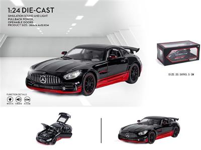 1: 24 Mercedes GTR Darth Vader Special Edition