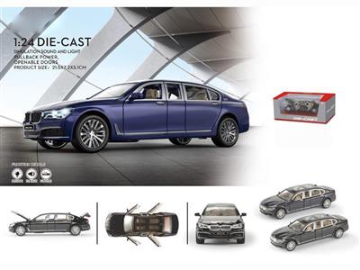 1:24 BMW 760 lengthens 6 seats.