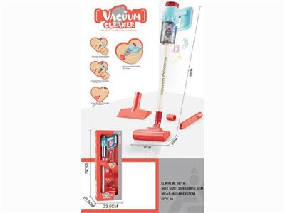 Simulation of a single vacuum cleaner for household appliances (function: electric lighting, music, dust collection, battery 5*AA not included)