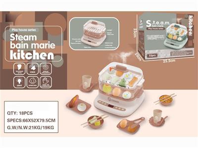 Double-layer steamer for household appliances