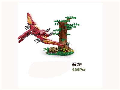 Mini dinosaur pterosaur belt scene (number of particles: 426pcs)