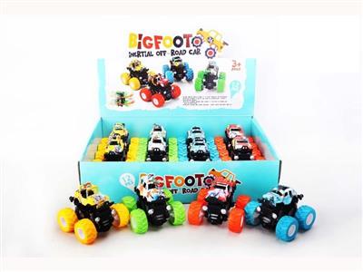 Off-Road Dual Inertia 4WD (Blue/Yellow/Red/Green, 12pcs/Display Box)